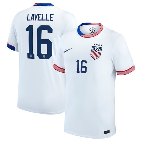 Rose Lavelle 16 USWNT 2024 Home Men Jersey - White