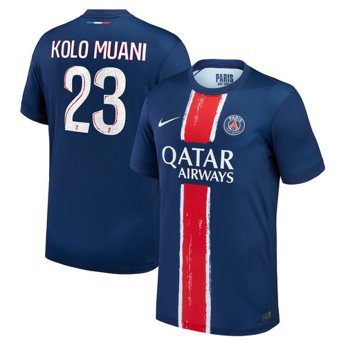 Randal Kolo Muani 23 Paris Saint-Germain 2024/25 Home Men Jersey - Navy