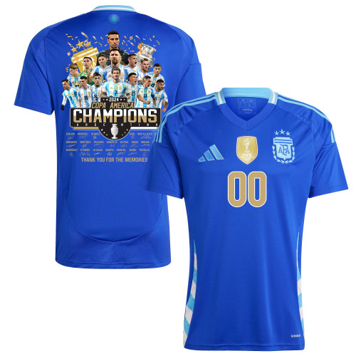 Argentina 2024/25 Copa America 2024 Thanks For The Memories Away Men Jersey - Blue