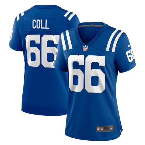 Ryan Coll 66 Indianapolis Colts Women's Game Jersey - Royal