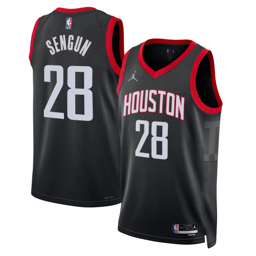 Alperen Sengun 28 Houston Rockets Unisex 2024/25 Swingman Player Jersey - Statement Edition - Black
