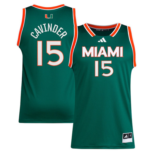 Hanna Cavinder 15 Miami Hurricanes Basketball Jersey - Green