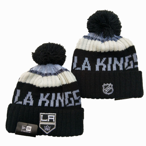 Los Angeles Kings Cuffed Knit Hat with Pom