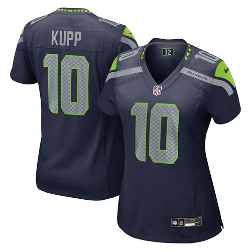Cooper Kupp 10 Seattle Seahawks Women's Team Game Jersey - College Navy