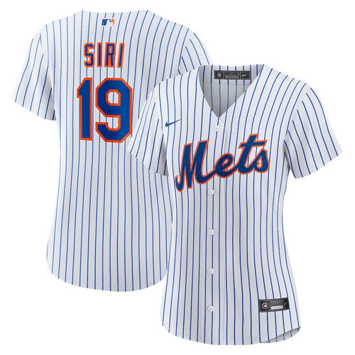 Jose Siri 19 New York Mets Home Women Jersey - White