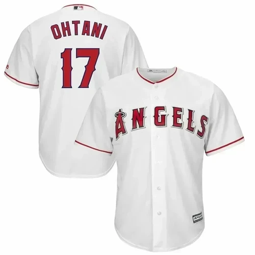 Shohei Ohtani Los Angeles Angels Official Cool Base Player Jersey - White