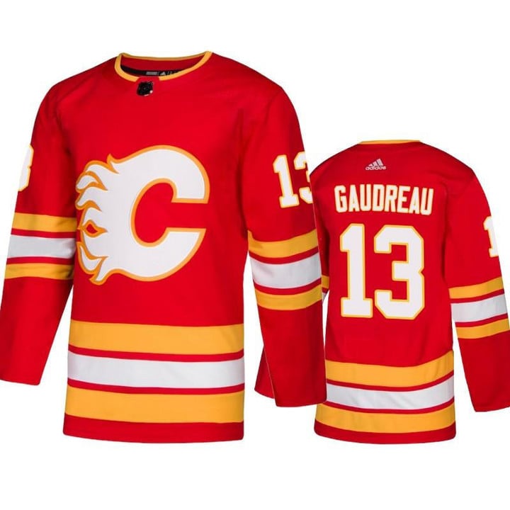 Calgary Flames Johnny Gaudreau 13 Alternate Red Jersey Jersey