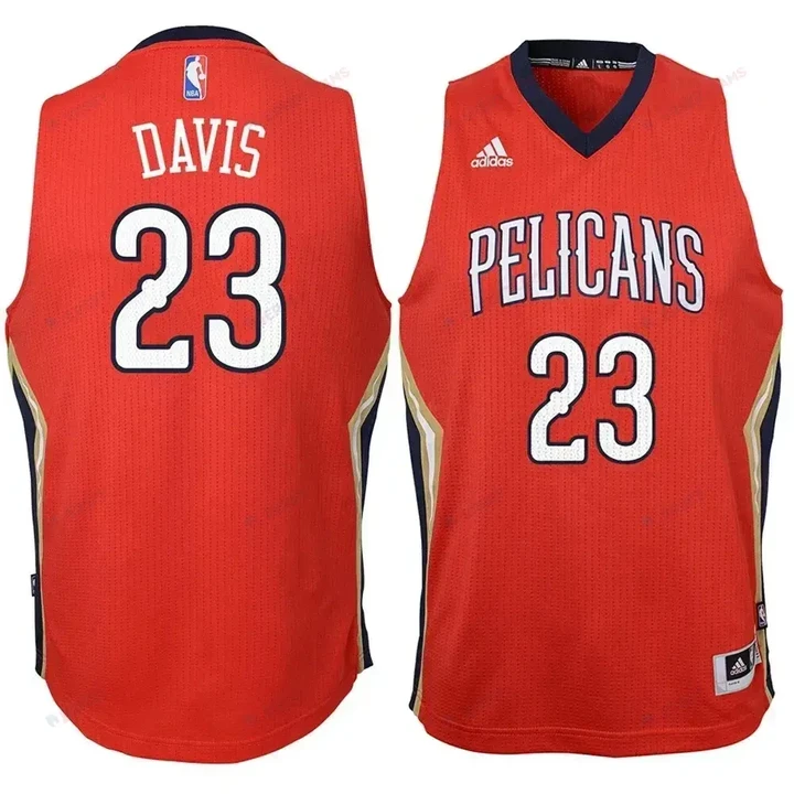 Anthony Davis New Orleans Pelicans Youth 2014-15 New Swingman Alternate Jersey - Red