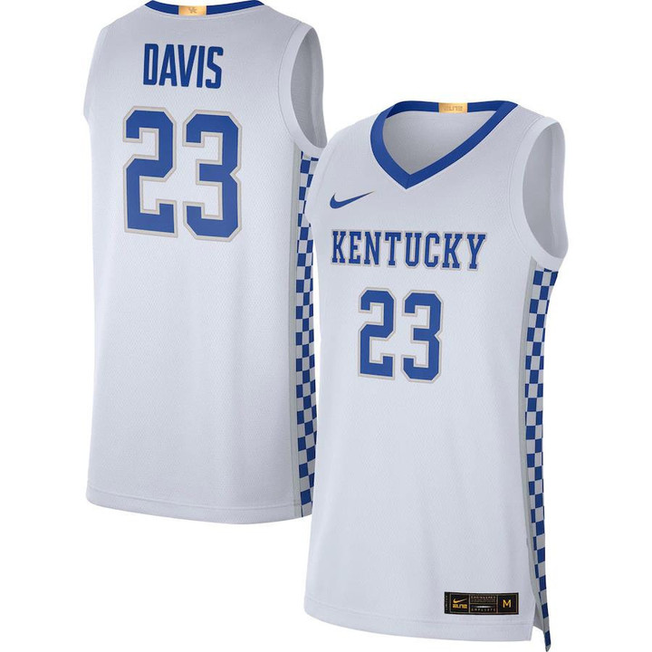 Anthony Davis Kentucky Wildcats Player Limited Basketball Jersey - White