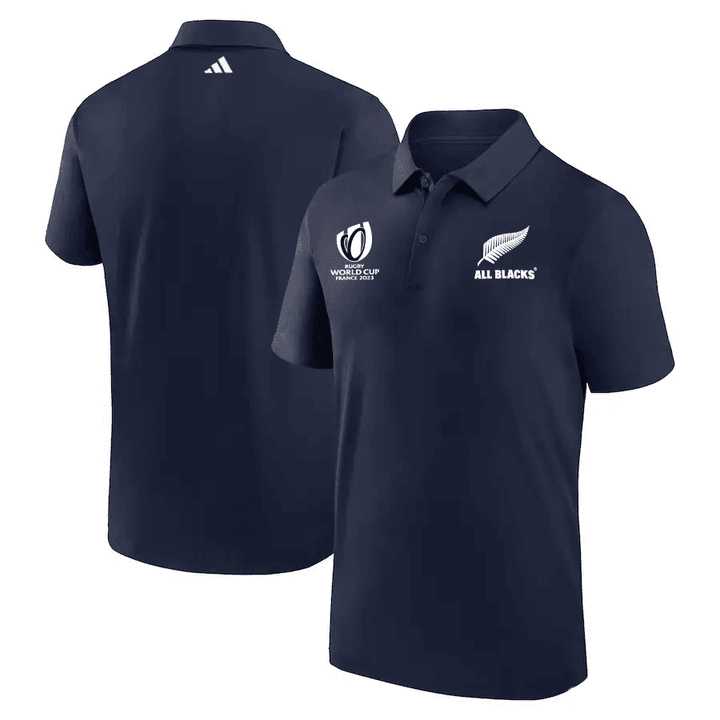 All Blacks Rb World Cup 2023 Polo Shirt - Navy, Men