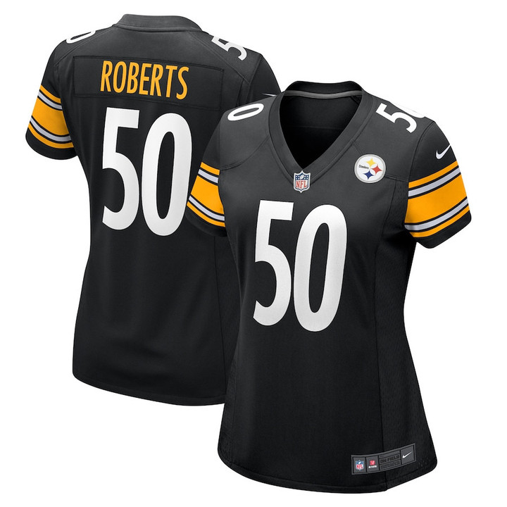 Elandon Roberts 50 Pittsburgh Steelers Women Game Jersey - Black