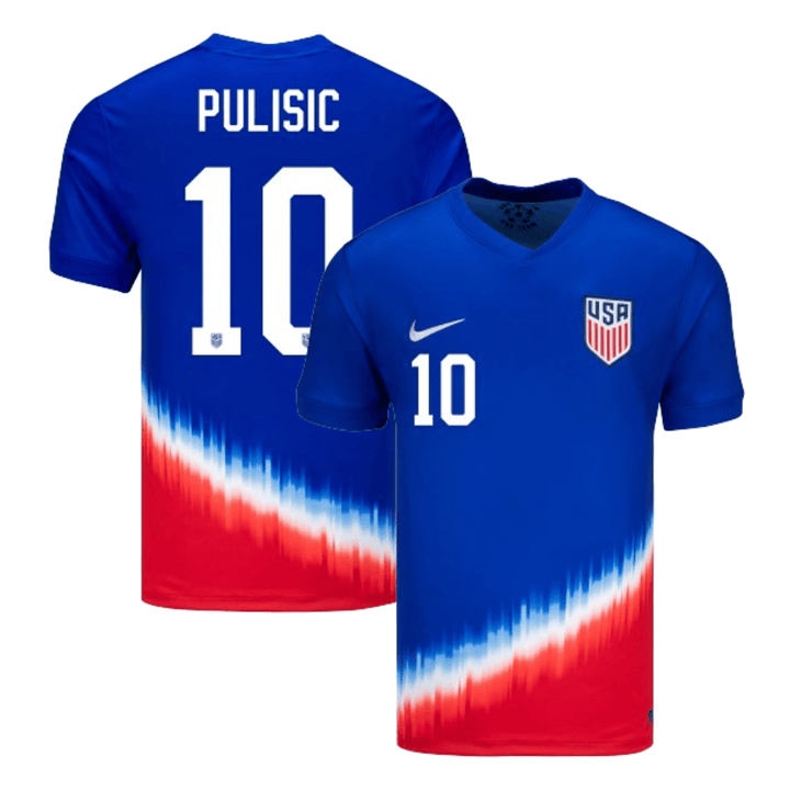 Christian Pulisic 10 USMNT 2024 American Icon Away Men Jersey - Blue