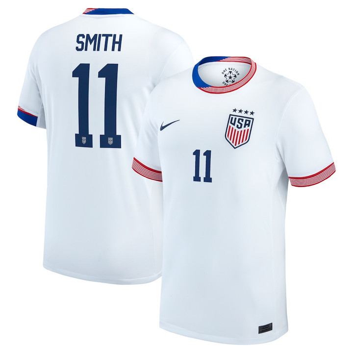 Sophia Smith 11 USWNT 2024 Home Men Jersey - White