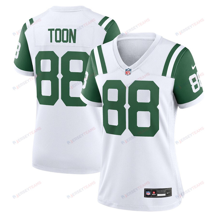 Al Toon 88 New York Jets Women's Classic Alternate Retired Player Game Jersey - White