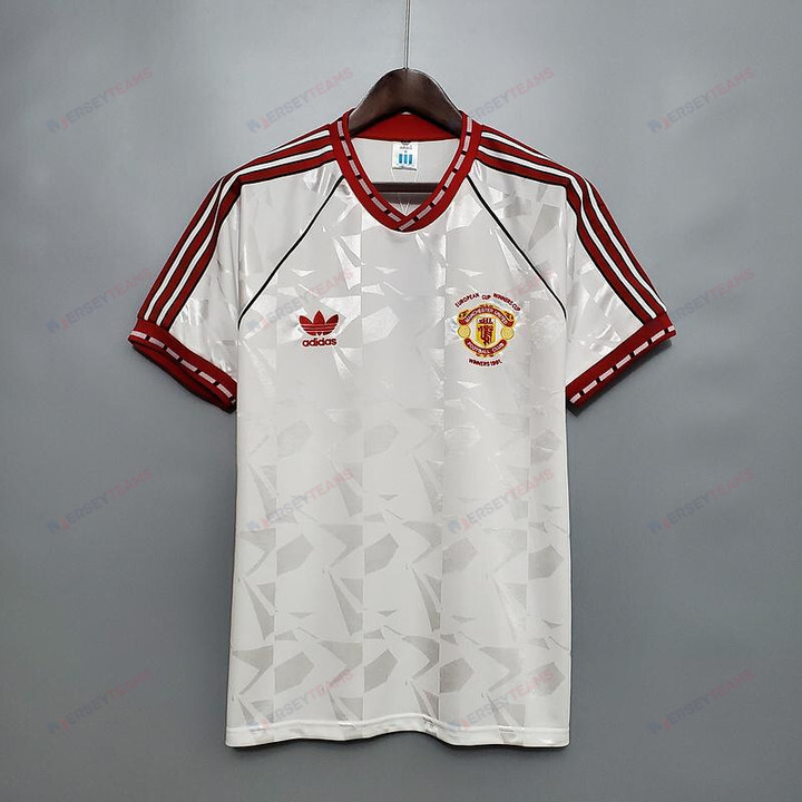 Manchester United 1990/91 Special Edition Retro Men Jersey - White