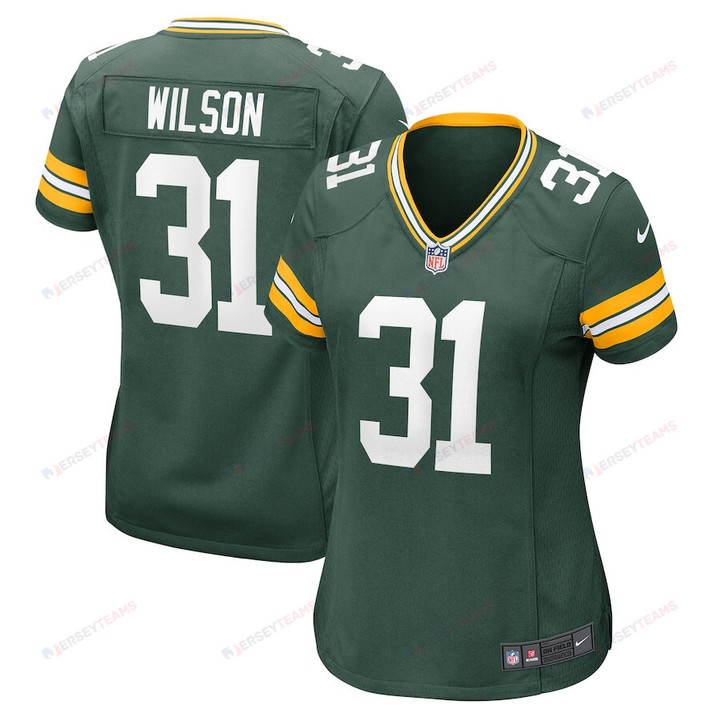 Emanuel Wilson 31 Green Bay Packers Women's Game Jersey - Green