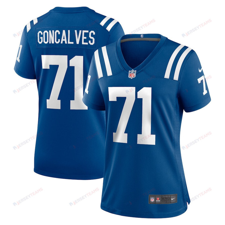 Matt Goncalves 71 Indianapolis Colts Women's Game Jersey - Royal