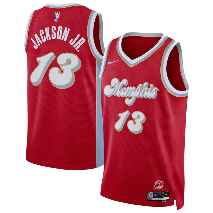 Jaren Jackson Jr. 13 Memphis Grizzlies Unisex 2024/25 Swingman Player Jersey - City Edition - Red