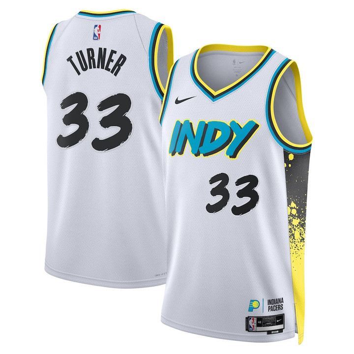 Myles Turner 33 Indiana Pacers Unisex 2024/25 Swingman Player Jersey - City Edition - White