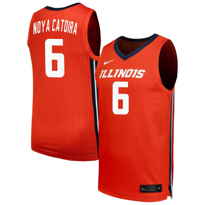 Irene Noya Catoira 6 Illinois Fighting Illini Unisex NIL Women's Basketball Jersey - Orange