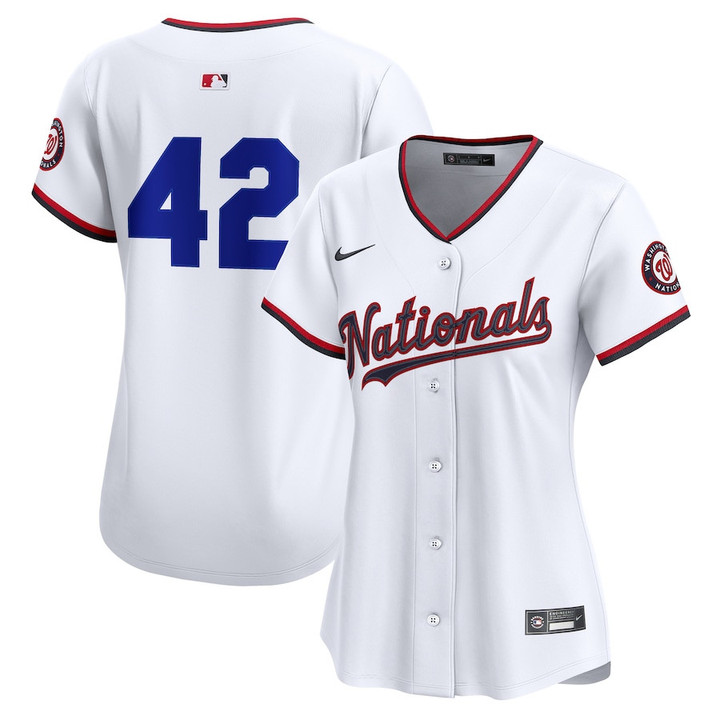 Washington Nationals Home 2025 Jackie Robinson Day Limited Women Jersey - White
