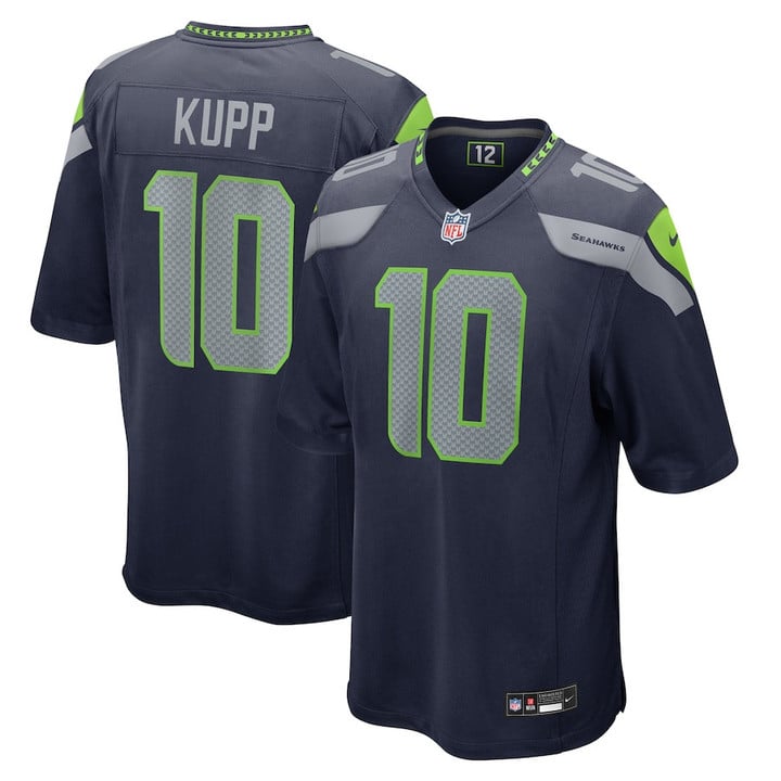 Cooper Kupp 10 Seattle Seahawks Game Player Men Jersey - College Navy