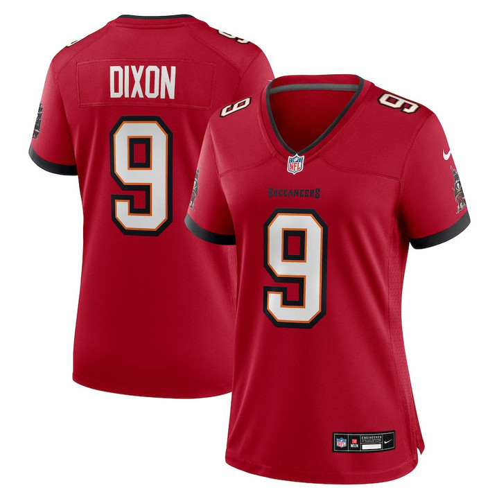 Riley Dixon 9 Tampa Bay Buccaneers Women's Team Game Jersey - Red
