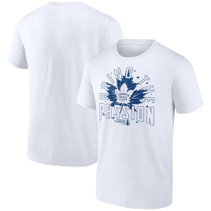 Toronto Maple Leafs 2025 Stanley Cup Playoffs Slogan T-Shirt - White