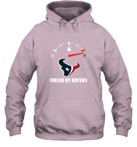Fueled By Haters Maximum Fuel Houston Texans Hoodie - Light Pink