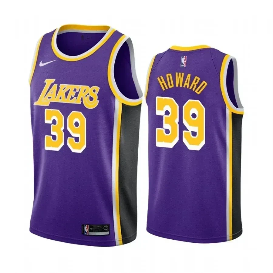 Men's Los Angeles Lakers Dwight Howard 39 Statet Jersey