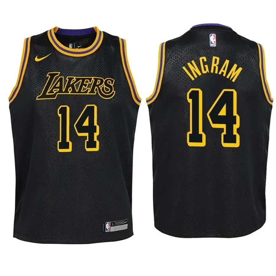 Youth Lakers Brandon Ingram 14 City Edition Black Jersey