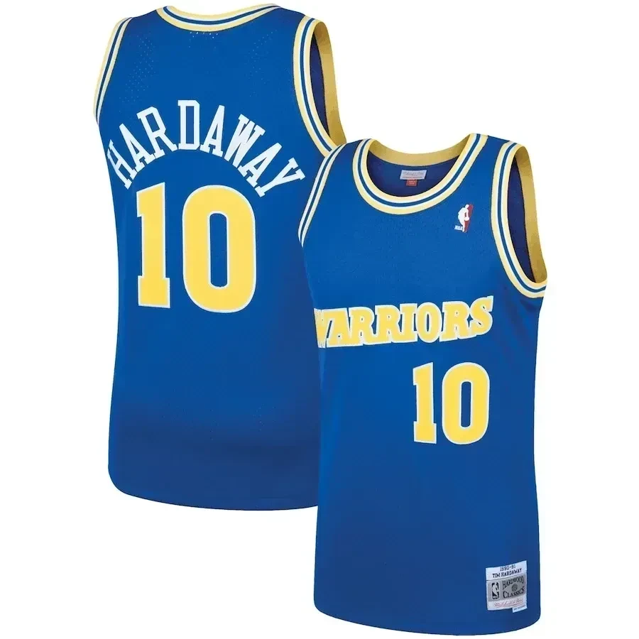 Tim Hardaway Golden State Warriors Mitchell & Ness 1990 Hardwood Classics Swingman Player Jersey - Royal