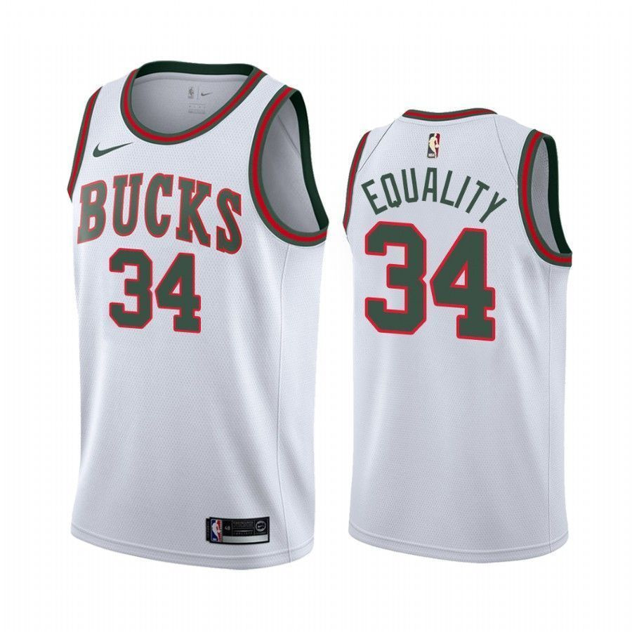 Men's Giannis Antetokounmpo Equality Bucks Classic Jersey