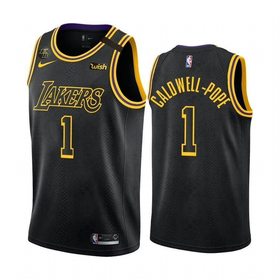 Los Angeles Lakers Kentavious Caldwell-pope 1 Black Mamba Inspired City Jersey