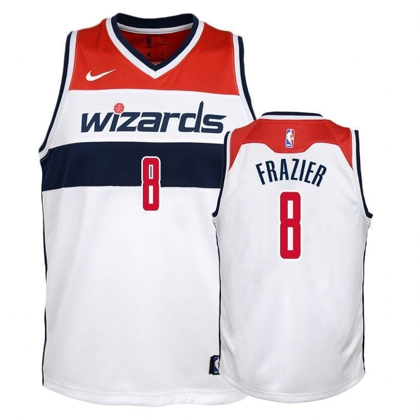 Youth Wizards Tim Frazier 8 Association White Jersey