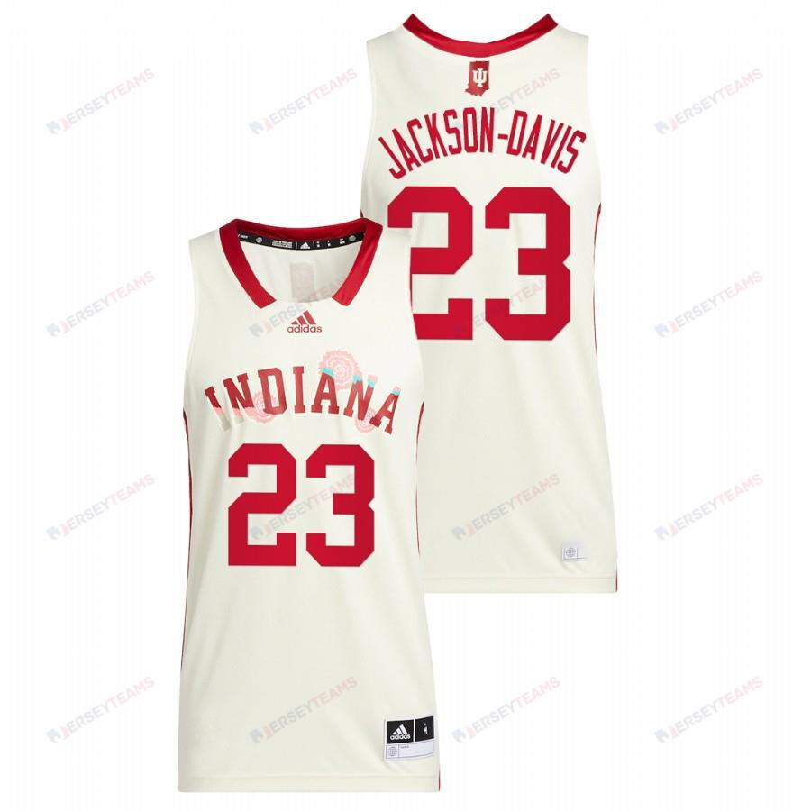 Trayce Jackson-Davis 23 Cream Indiana Hoosiers 2022 Basketball Honoring Black Excellence Jersey