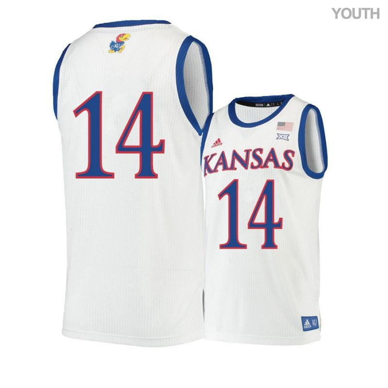 Youth 14 Brannen Greene Beige Kansas Jayhawks Basketball Jersey
