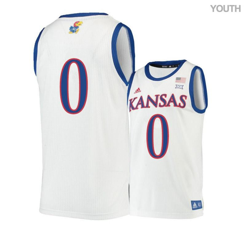 Youth 0 Frank Mason Beige Kansas Jayhawks Basketball Jersey