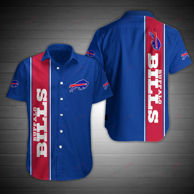 Buffalo Bills Blue and Red – 3D Printed Hawaiian Shirt