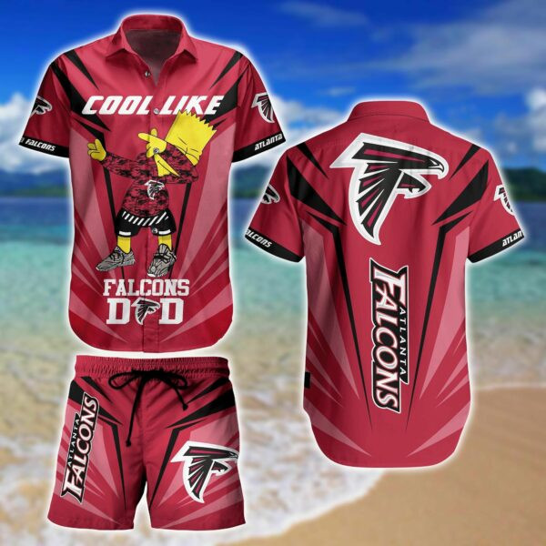 Atlanta Falcons Cool Like – 3D Printed Hawaiian Shirt