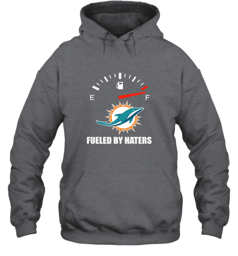 Fueled By Haters Maximum Fuel Miami Dolphins Hoodie - Charcoal