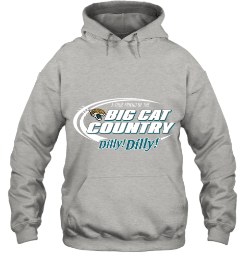 A True Friend Of The Big Cat Nation Hoodie - Grey