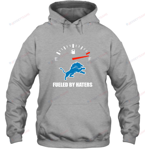 Fueled By Haters Maximum Fuel Detroit Lions Hoodie - Graphite Heather