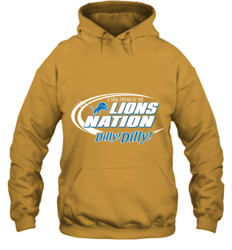 A True Friend Of The Lions Nation Hoodie - Gold