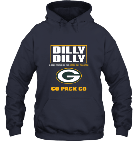A True Friend Of The Green Bay Packers Hoodie - Navy