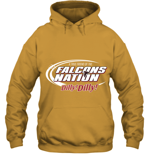A True Friend Of The Falcons Nation Hoodie - Gold