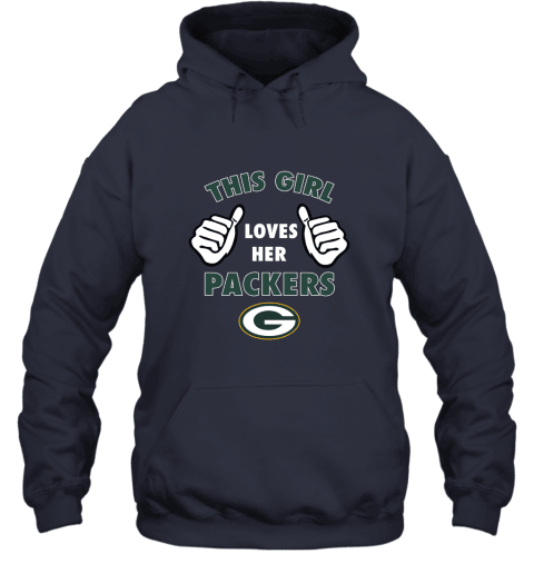 This GIRL Loves HER Green Bay Packers Hoodie - Navy