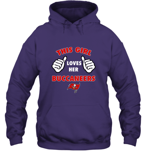 This Girl Loves Her Tampa Bay Buccaneers Hoodie - Purple