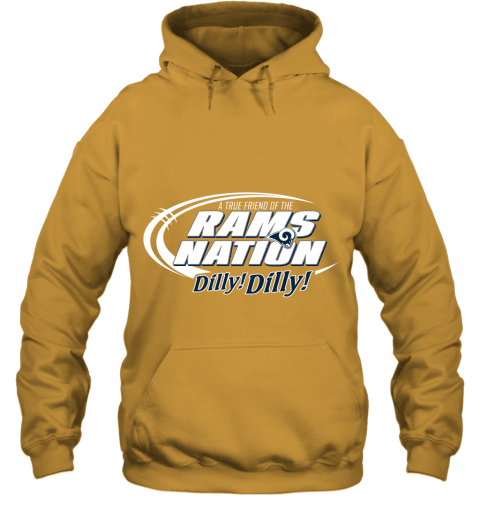 A True Friend Of The RAMS Nation Hoodie - Gold