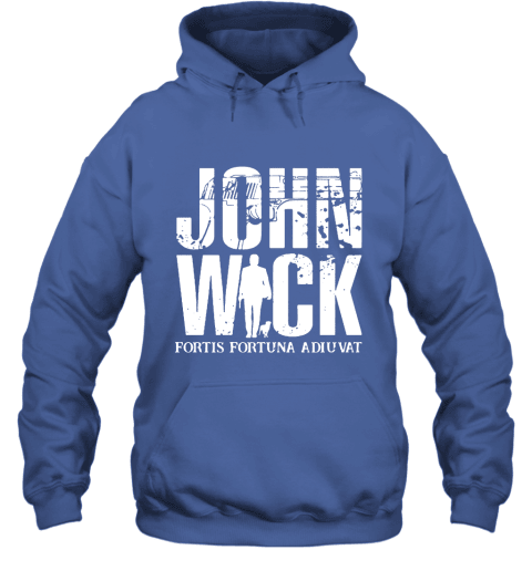 John Wick Fortis Fortuna Adiuvat Hoodie - Royal